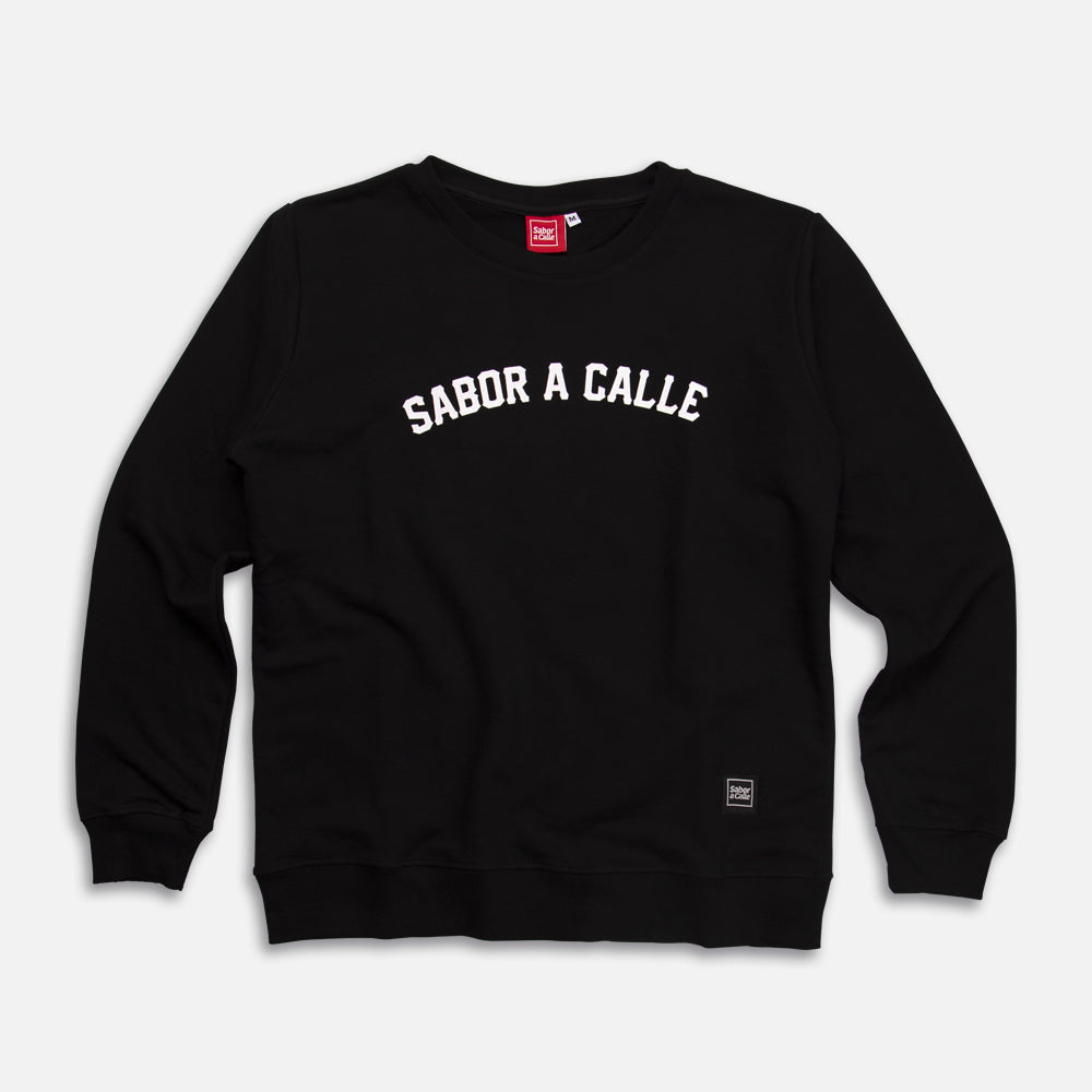 BUZO CREWNECK SABOR A CALLE NEGRO
