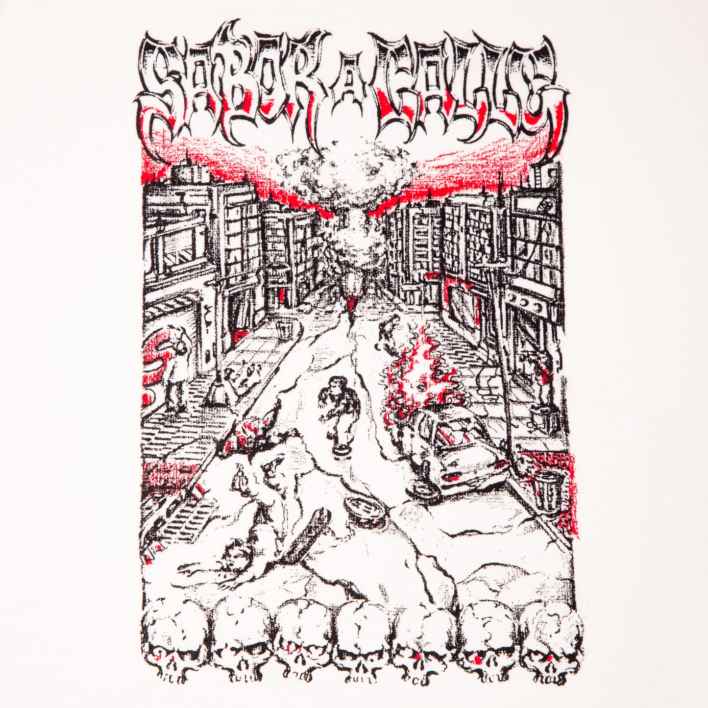 REMERA OVERSIZE HARDCORE - OFFWHITE