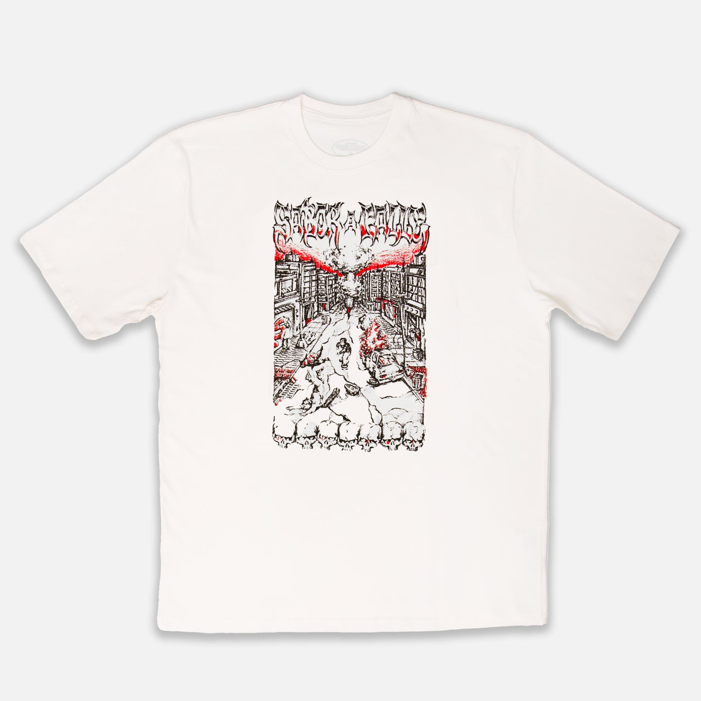 REMERA OVERSIZE HARDCORE - OFFWHITE