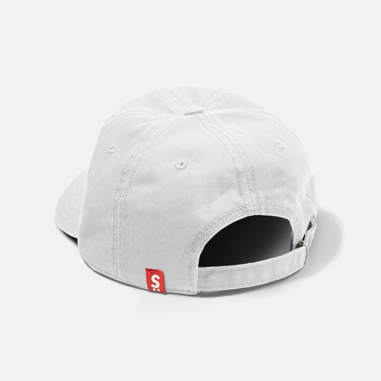 GORRA CLASSIC BLANCA - SCRIPT LOGO