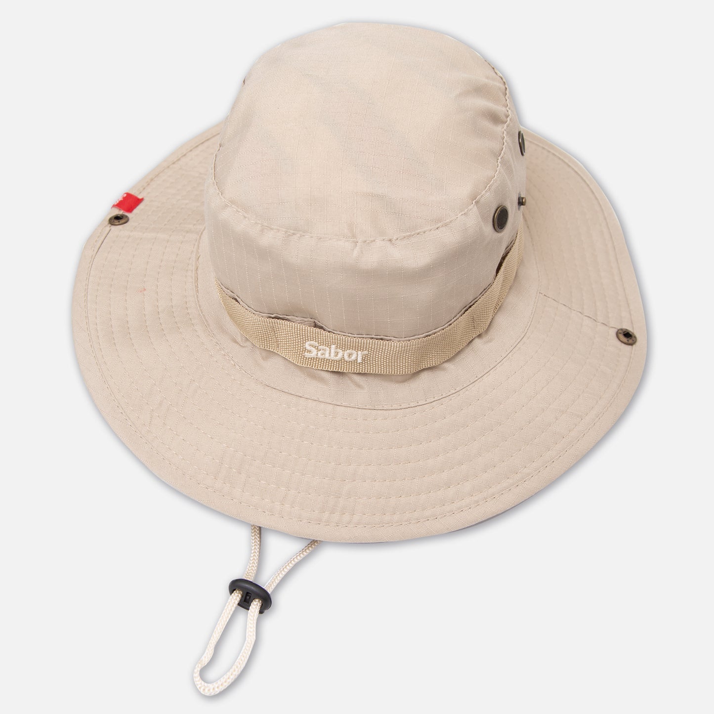 GORRO AUSTRALIANO SCRIP LOGO BEIGE