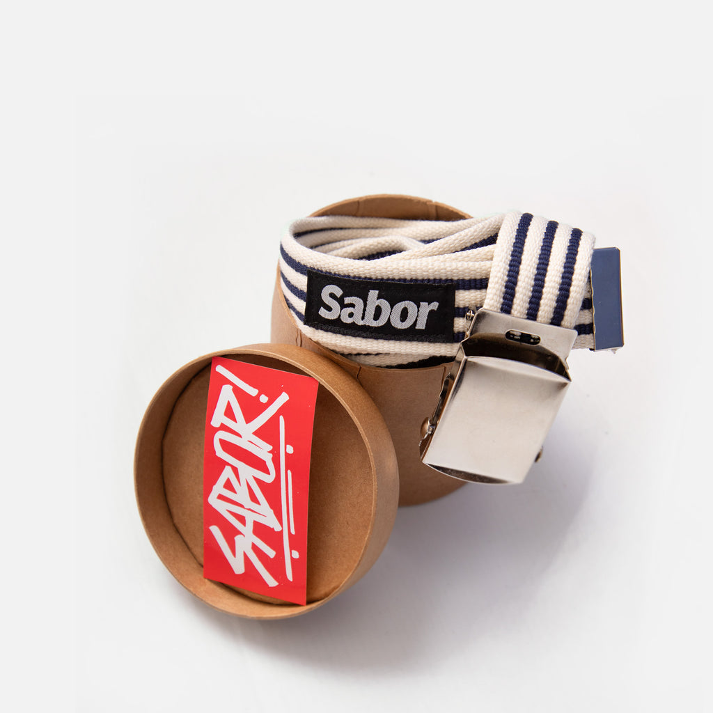 CINTO NAUTICO LINEAS AZUL MARINO