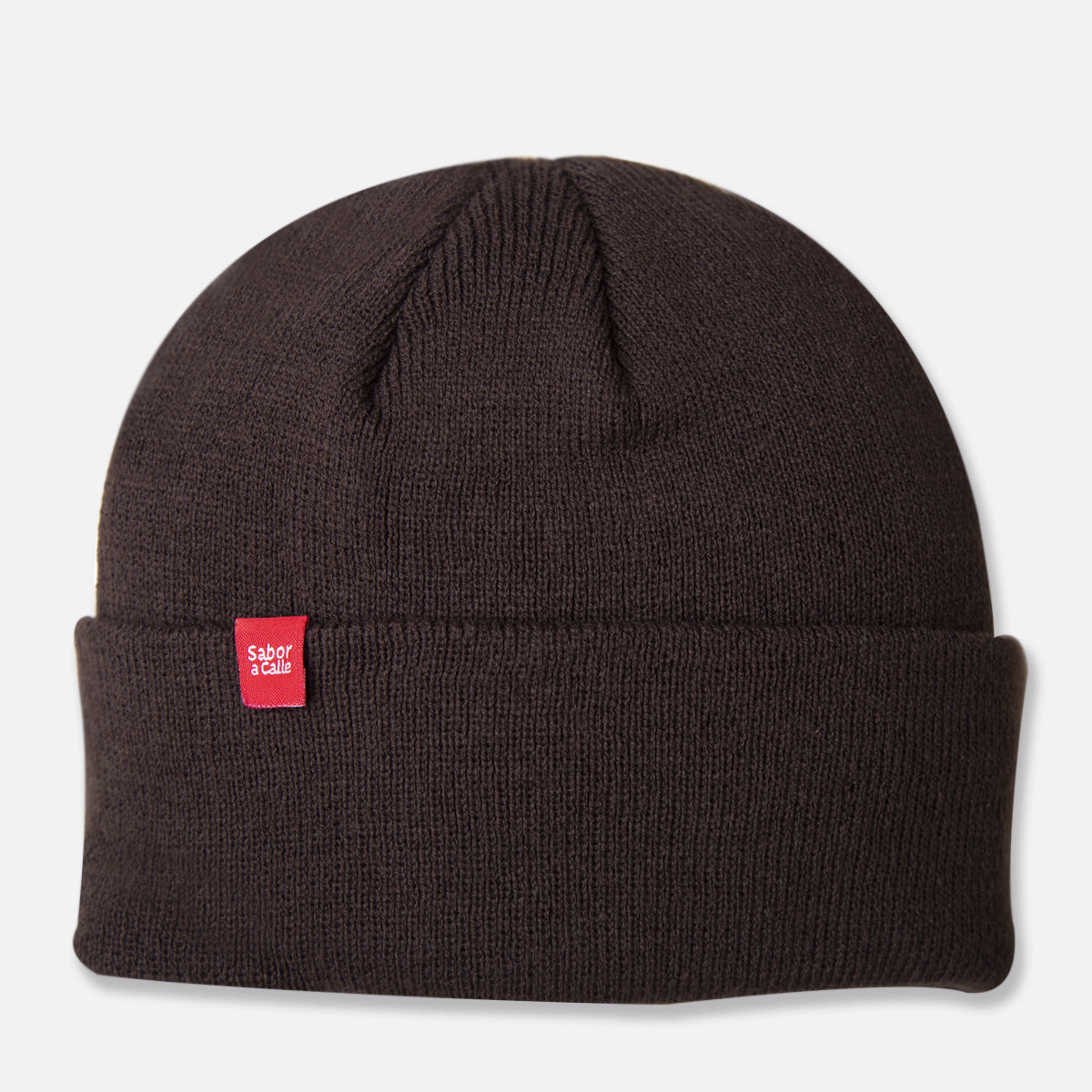 BEANIE DOBLE PUNTO -  CHOCOLATE