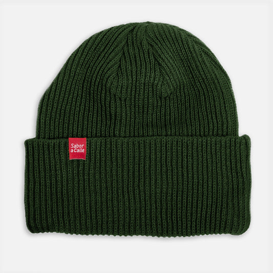 BEANIE MINI LOGO -  VERDE INGLÉS