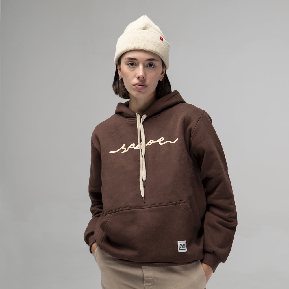 BUZO HOODIE PATINETAG CHOCOLATE