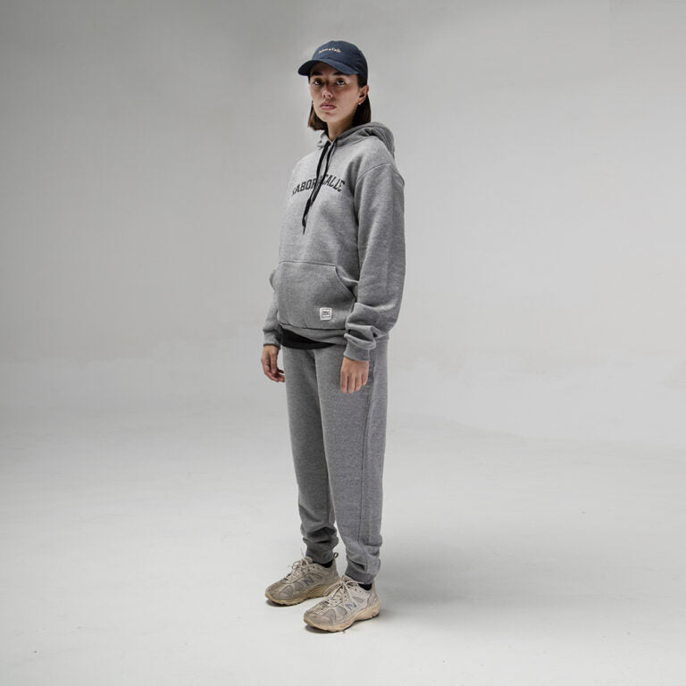 BUZO HOODIE SABOR A CALLE – GRIS MELANGE
