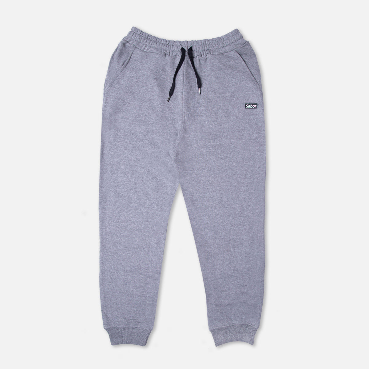 JOGGER LOGO BOX GRIS MELANGE