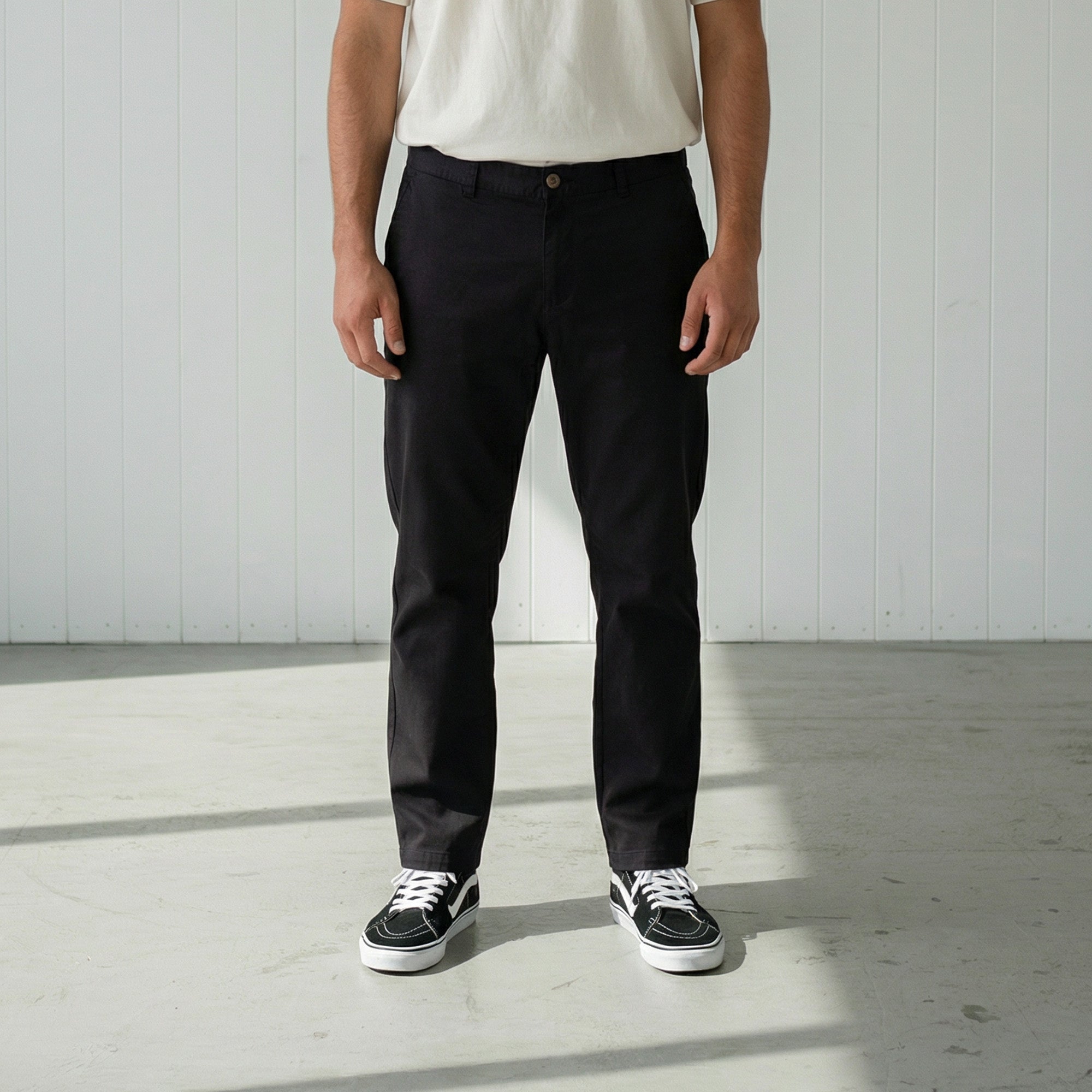 PANTALÓN GOLF NEGRO  - RECTO FIT