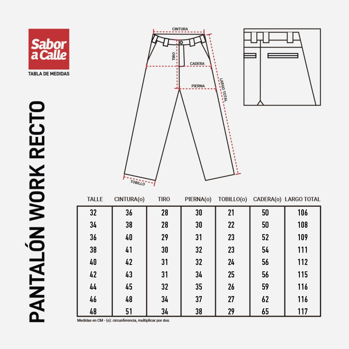 PANTALÓN WORK RECTO CAQUI [8OZ]