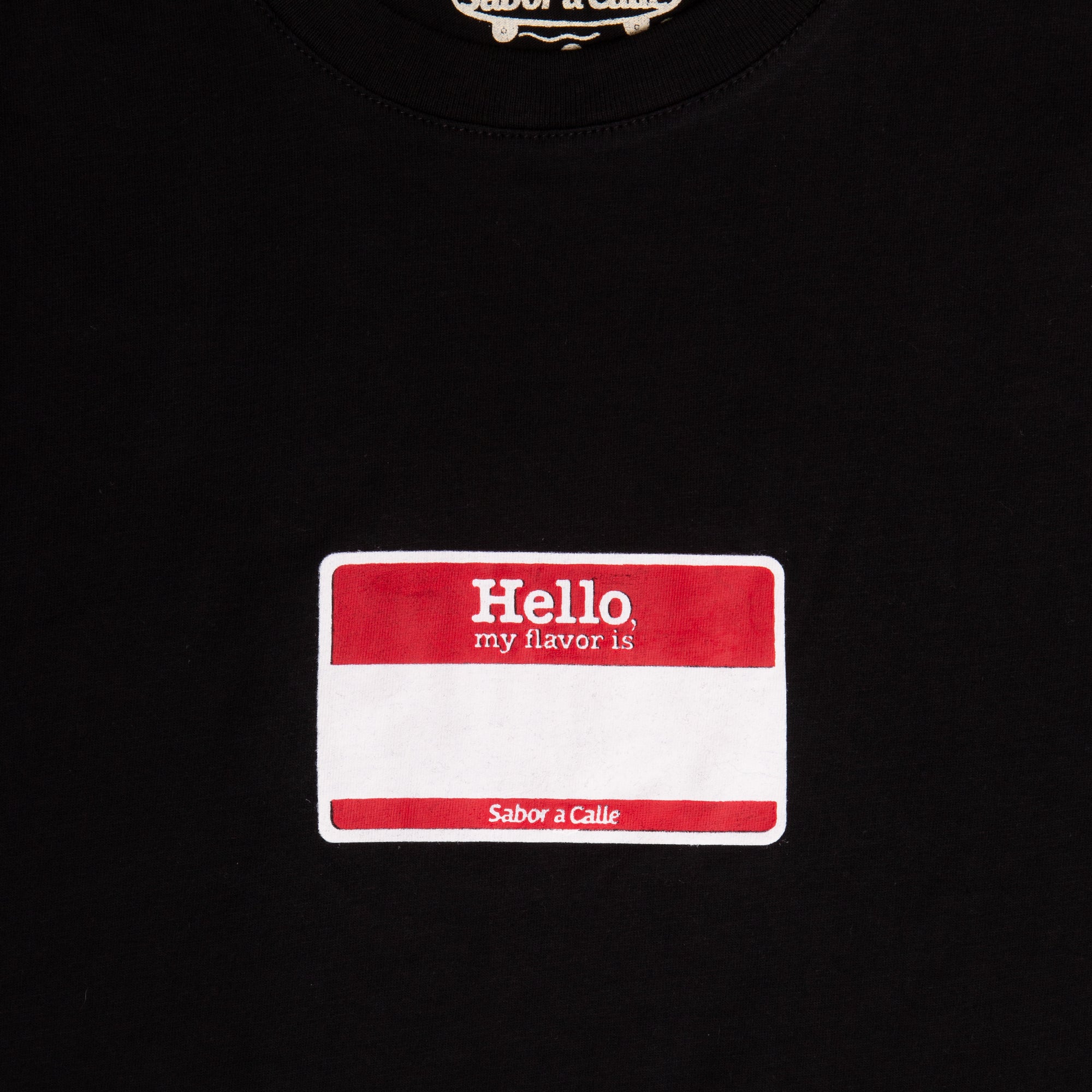REMERA CLASSIC NAMETAG - NEGRO