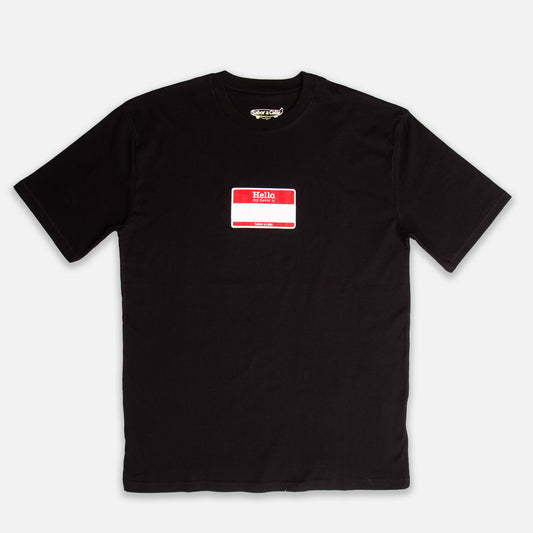 REMERA CLASSIC NAMETAG - NEGRO