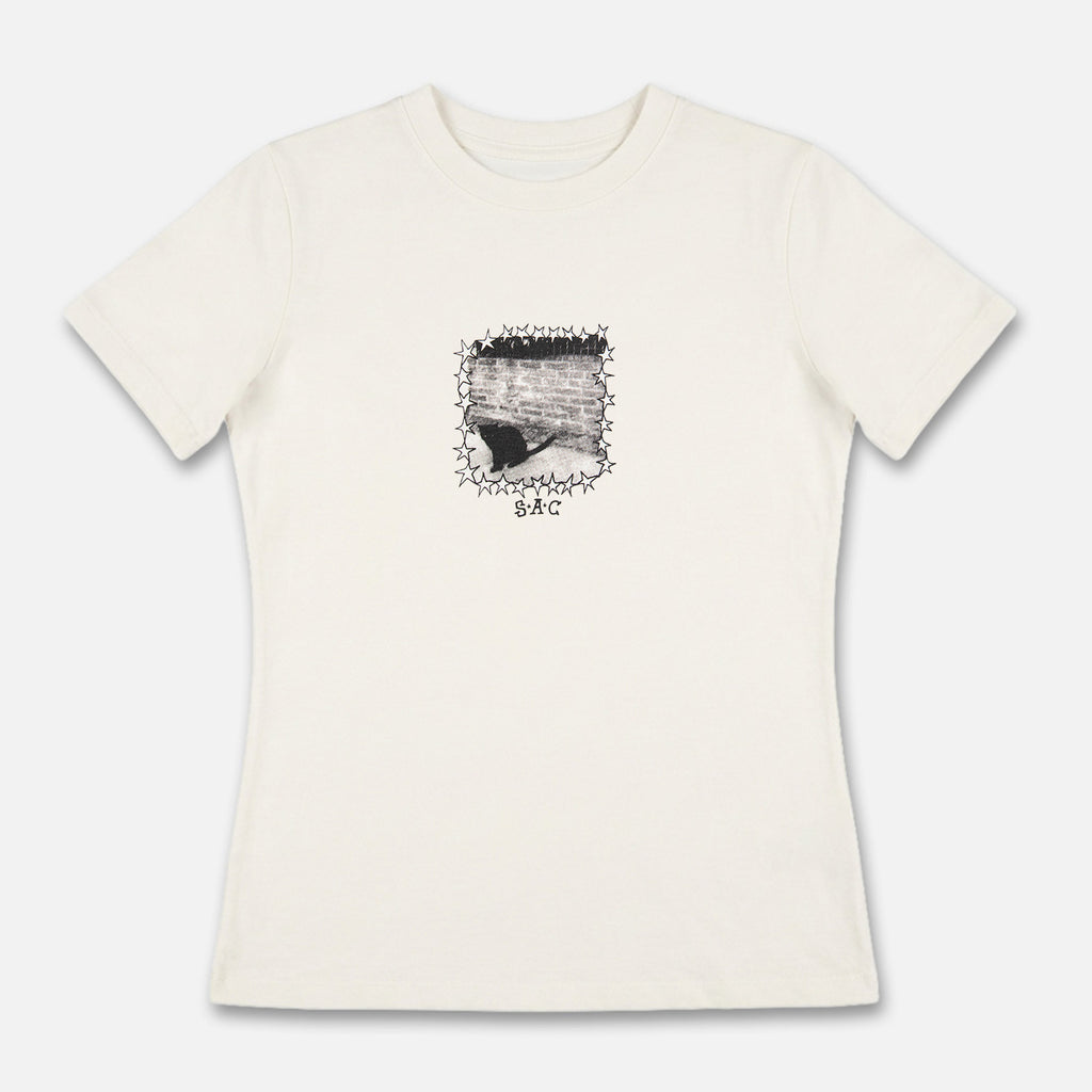 Remera Girl CAT Offwhite