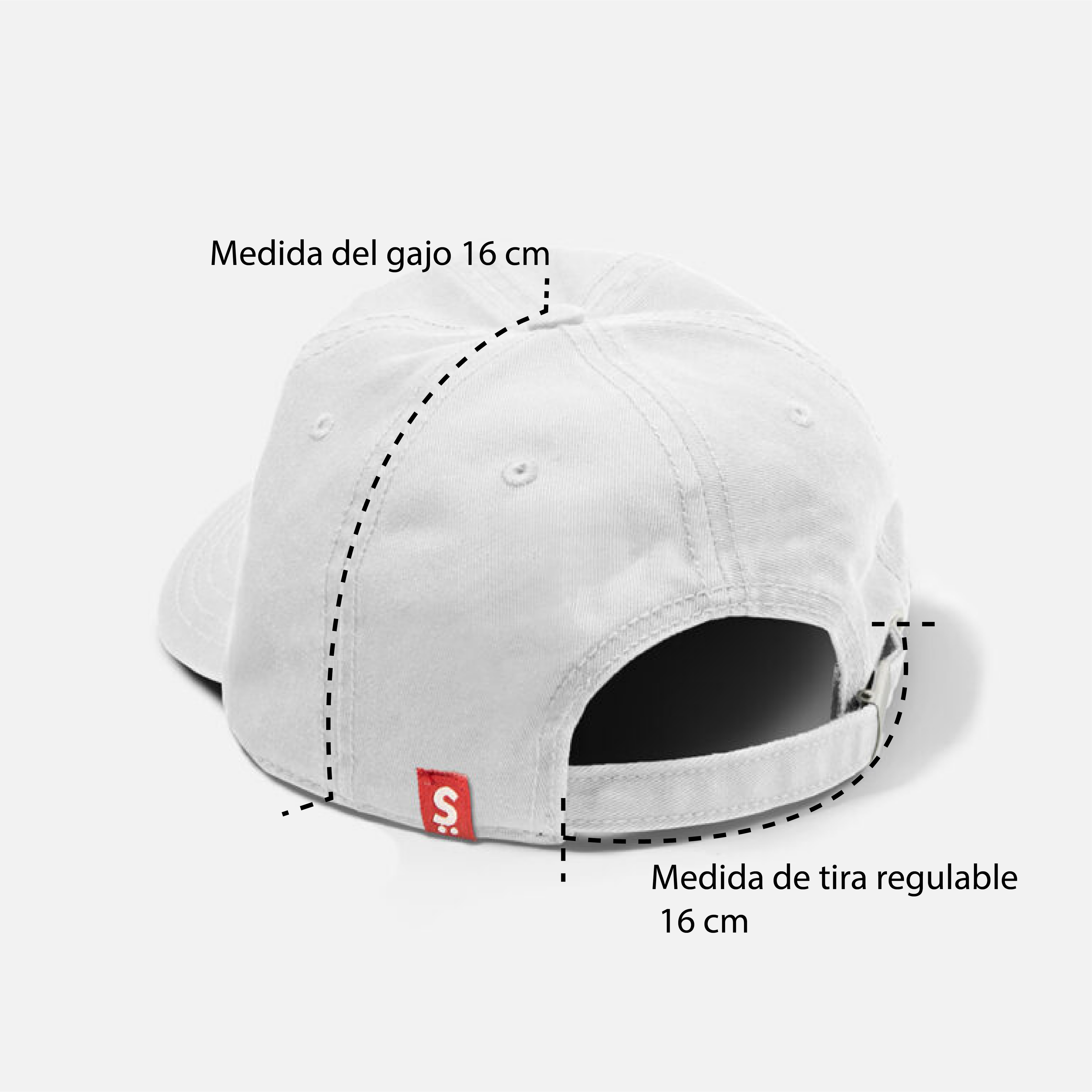 GORRA CLASSIC BLANCA - SCRIPT LOGO