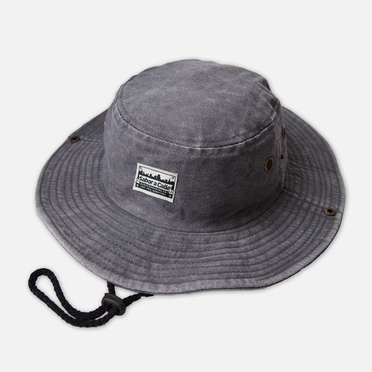 GORRO AUSTRALIANO WASHED GRIS CITY