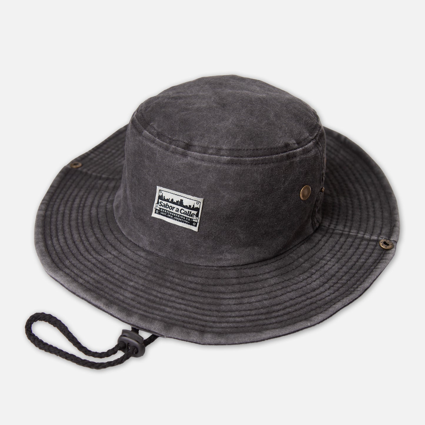 GORRO AUSTRALIANO WASHED NEGRO CITY