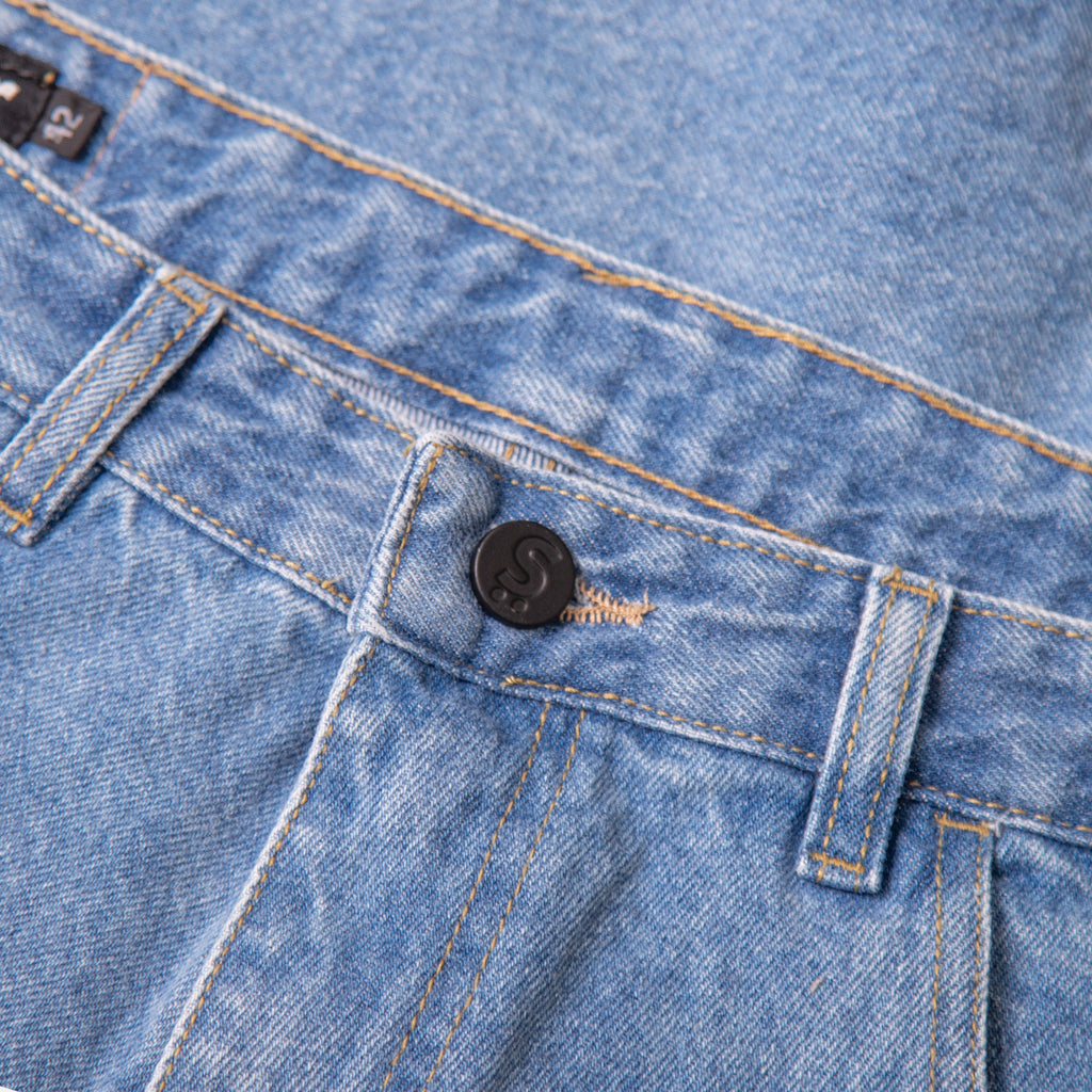 BERMUDA JEAN BAGGY AZUL