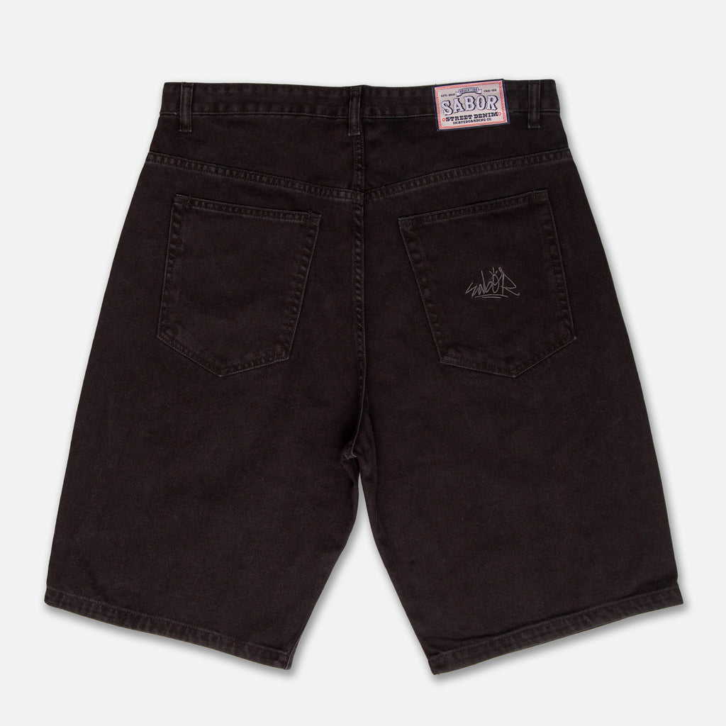 BERMUDA JEAN BAGGY NEGRA