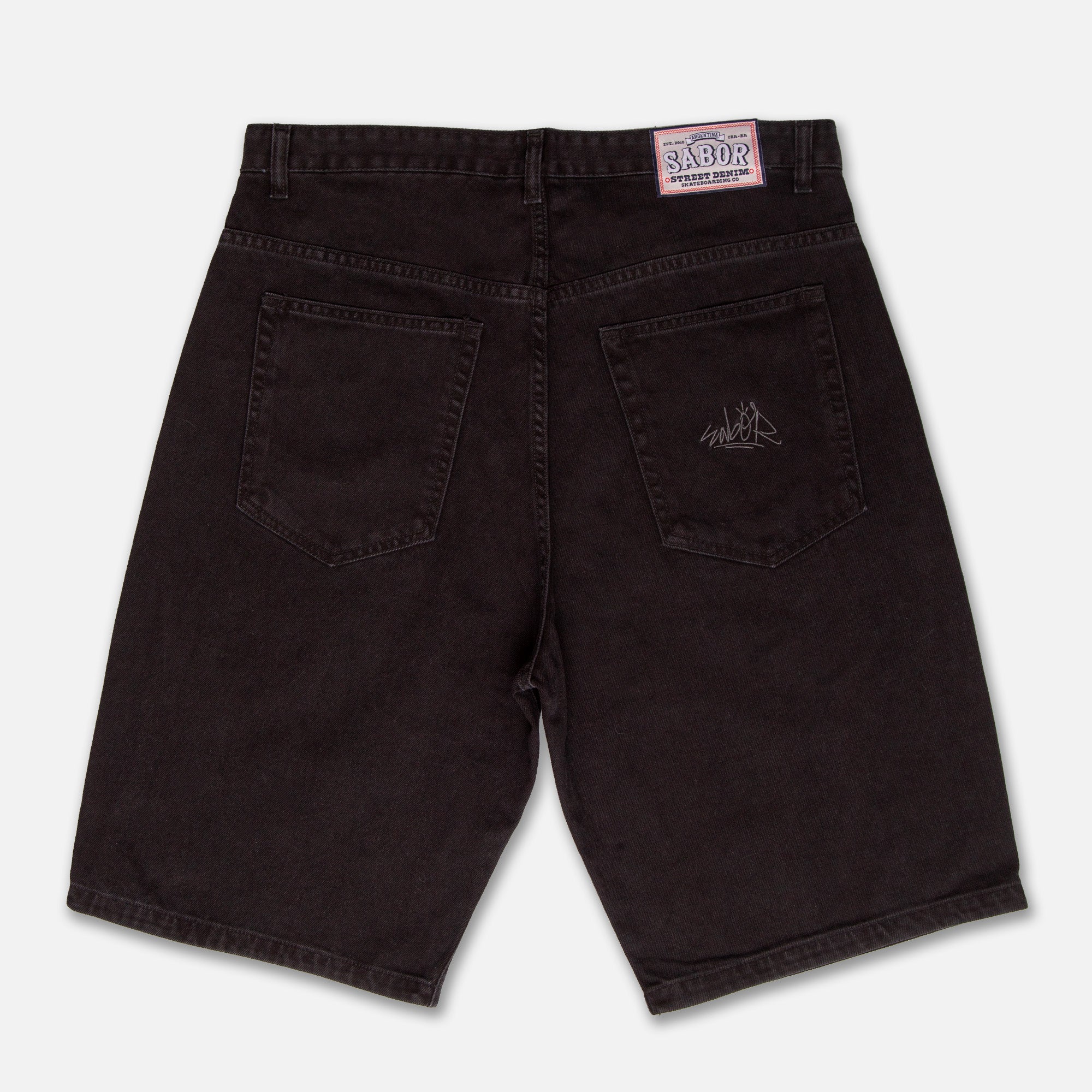 BERMUDA JEAN BAGGY NEGRA