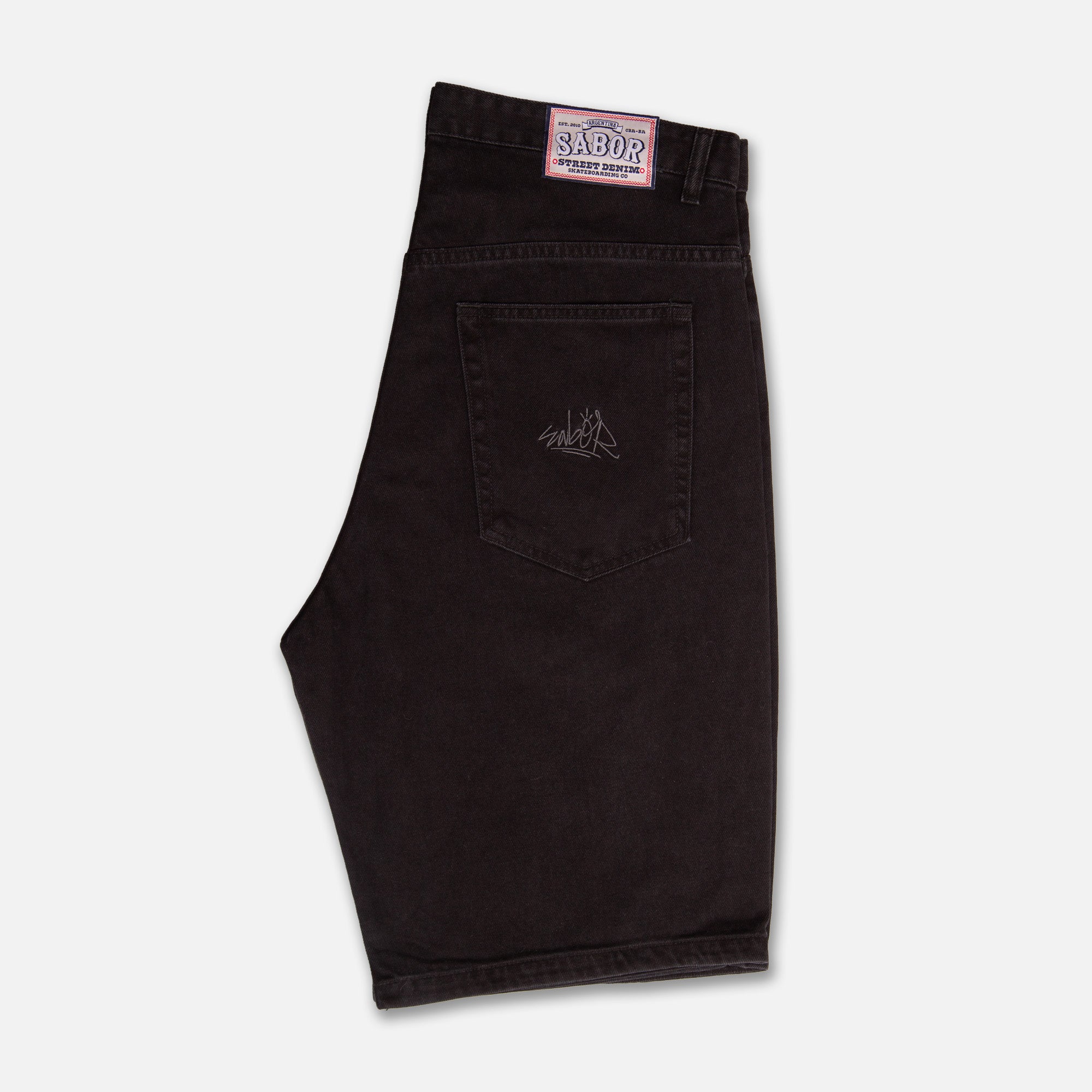 BERMUDA JEAN BAGGY NEGRA