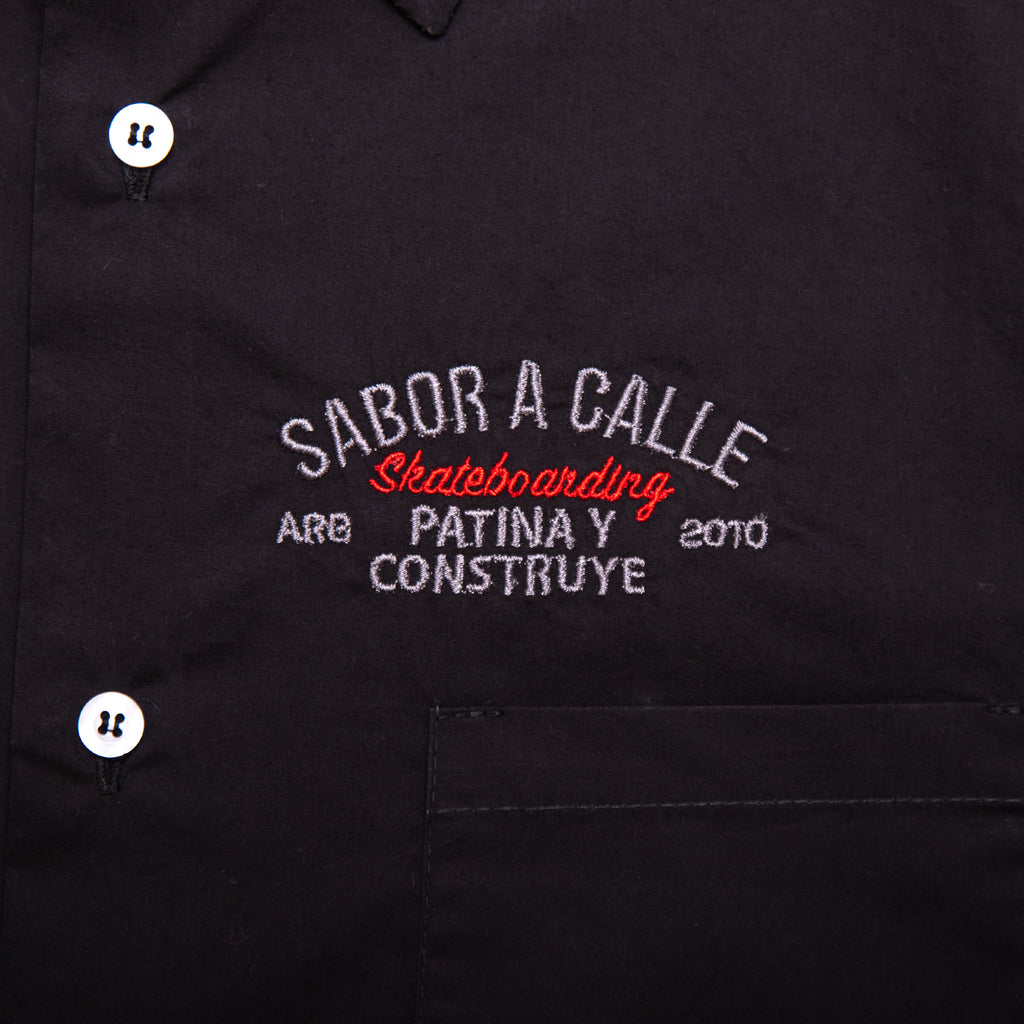 CAMISA BOXY PATINA Y CONSTRUYE - NEGRA