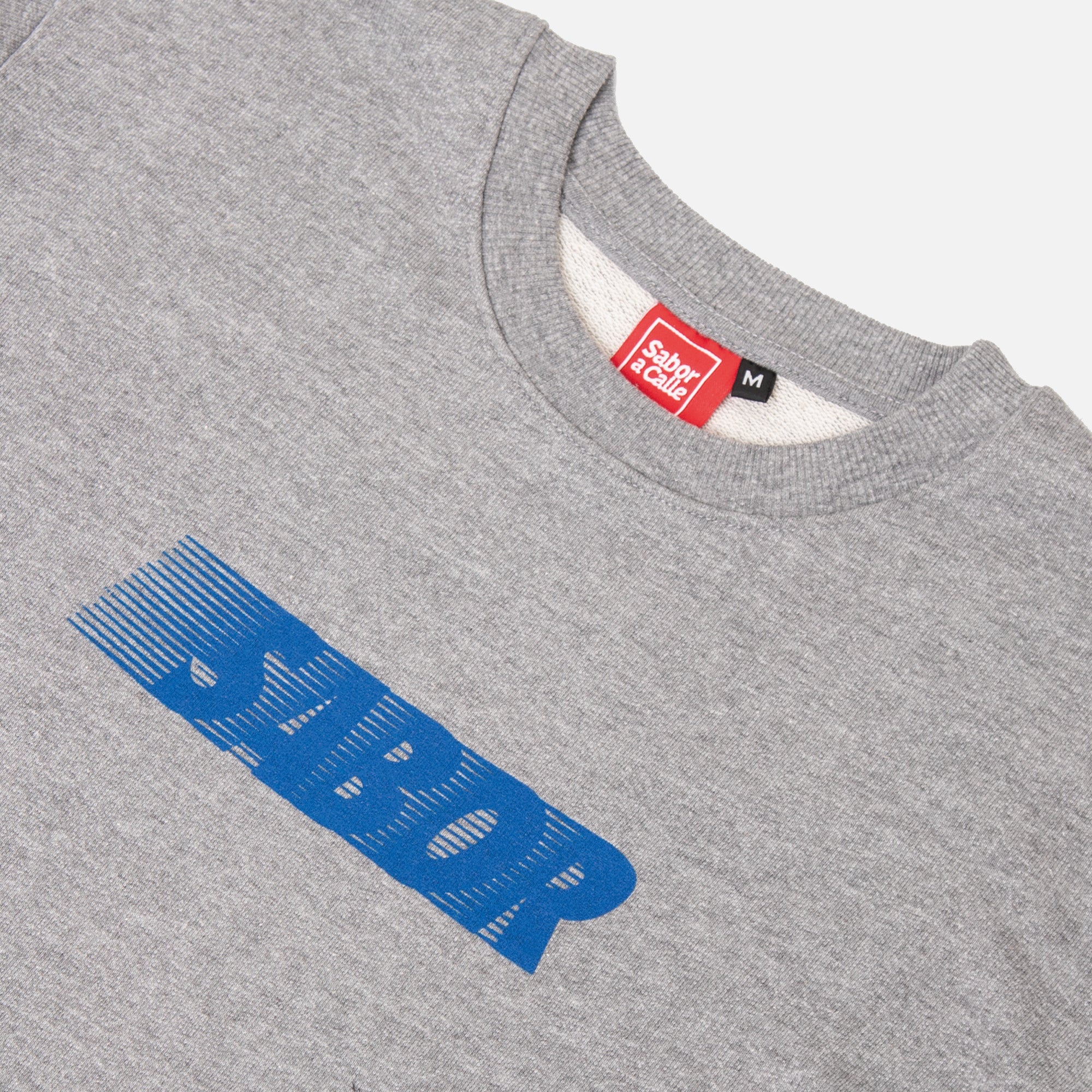 BUZO CREWNECK SPEEDY GRIS MELANGE