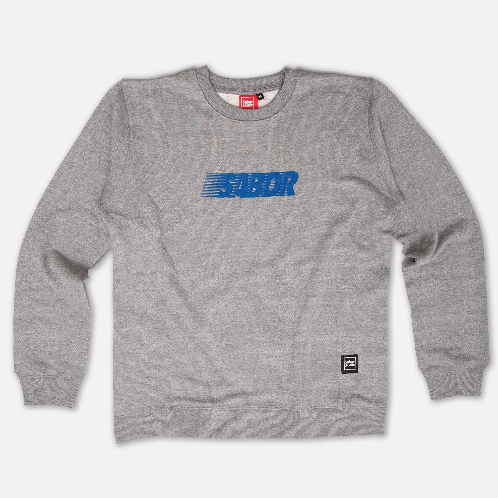 BUZO CREWNECK SPEEDY GRIS MELANGE