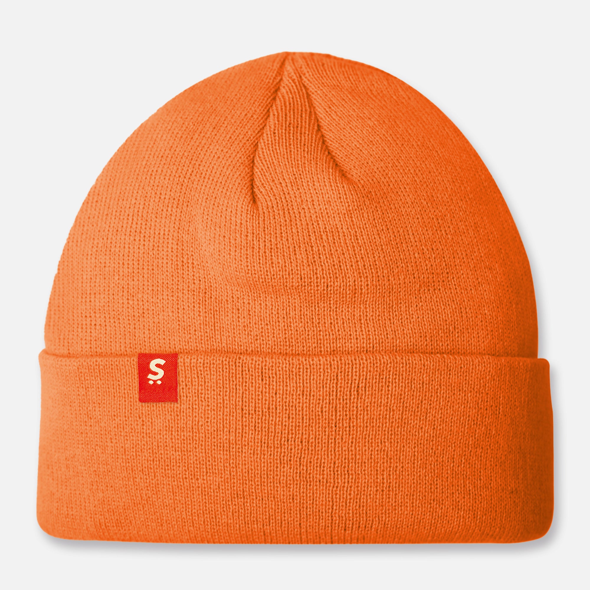 BEANIE DOBLE PUNTO -  NARANJA