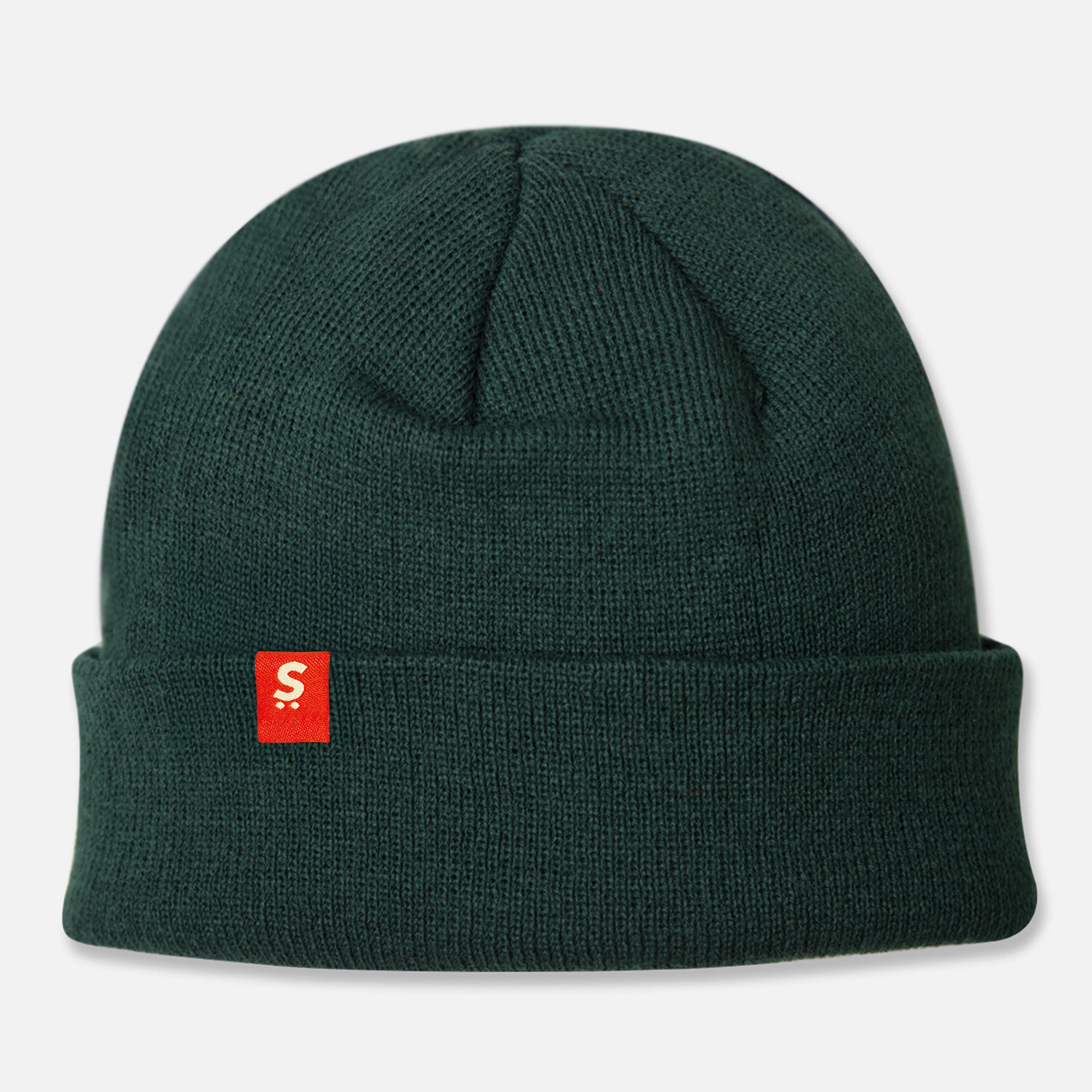 BEANIE DOBLE PUNTO -  VERDE INGLÉS
