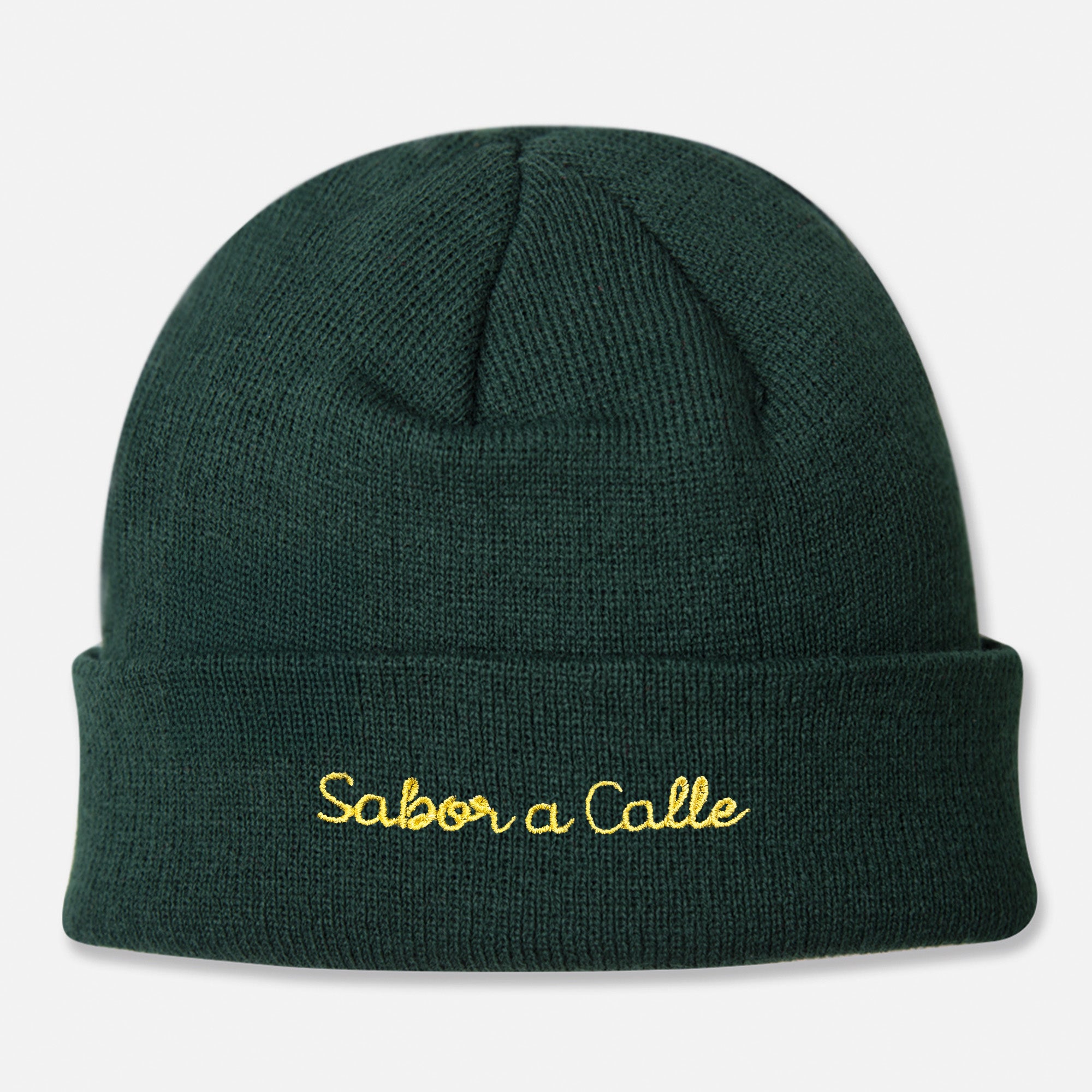 BEANIE CURSIVA -  VERDE