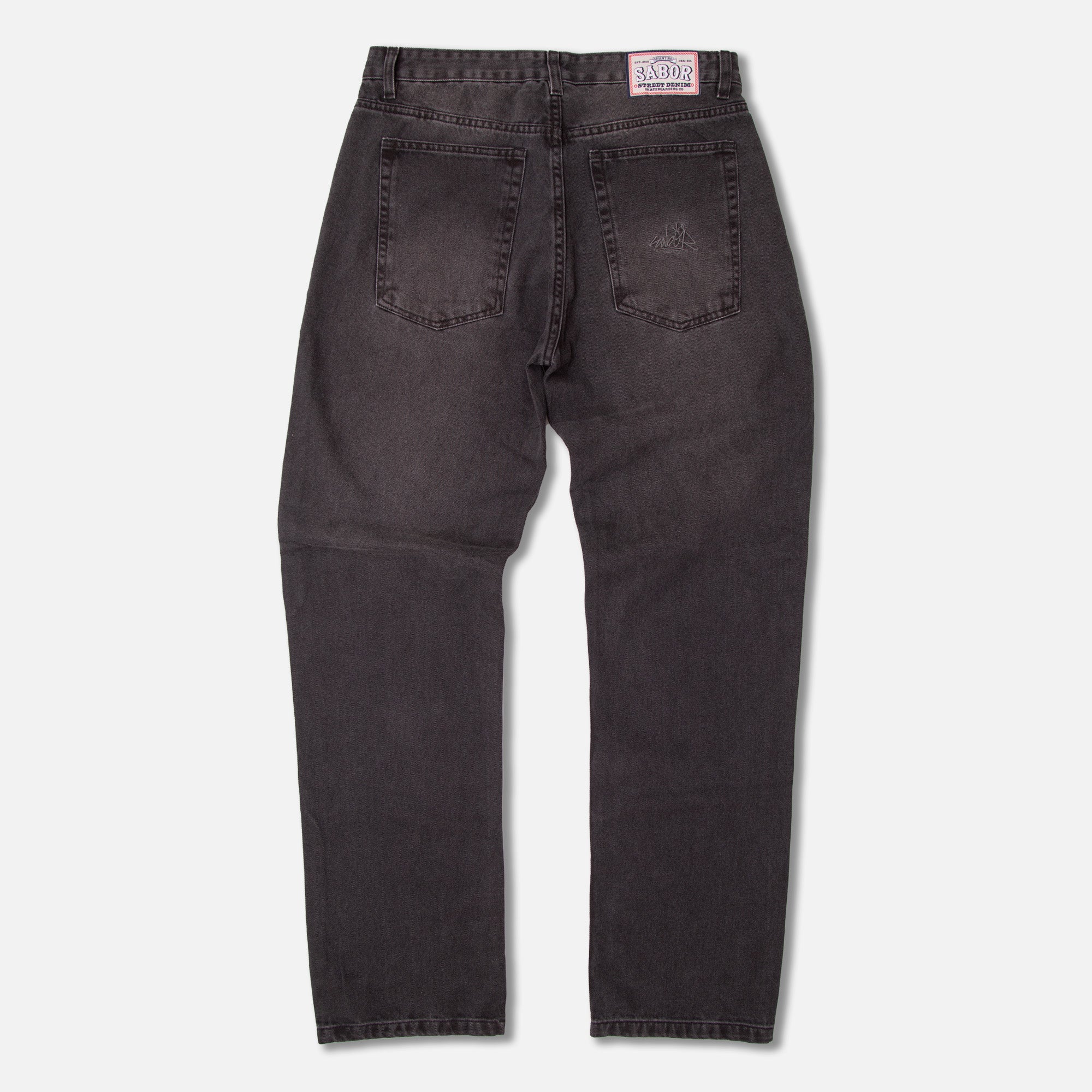 PANTALÓN JEAN RECTO NEGRO