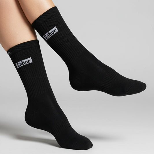 MEDIAS TACTIC - LOGO BOX NEGRO/BLANCO