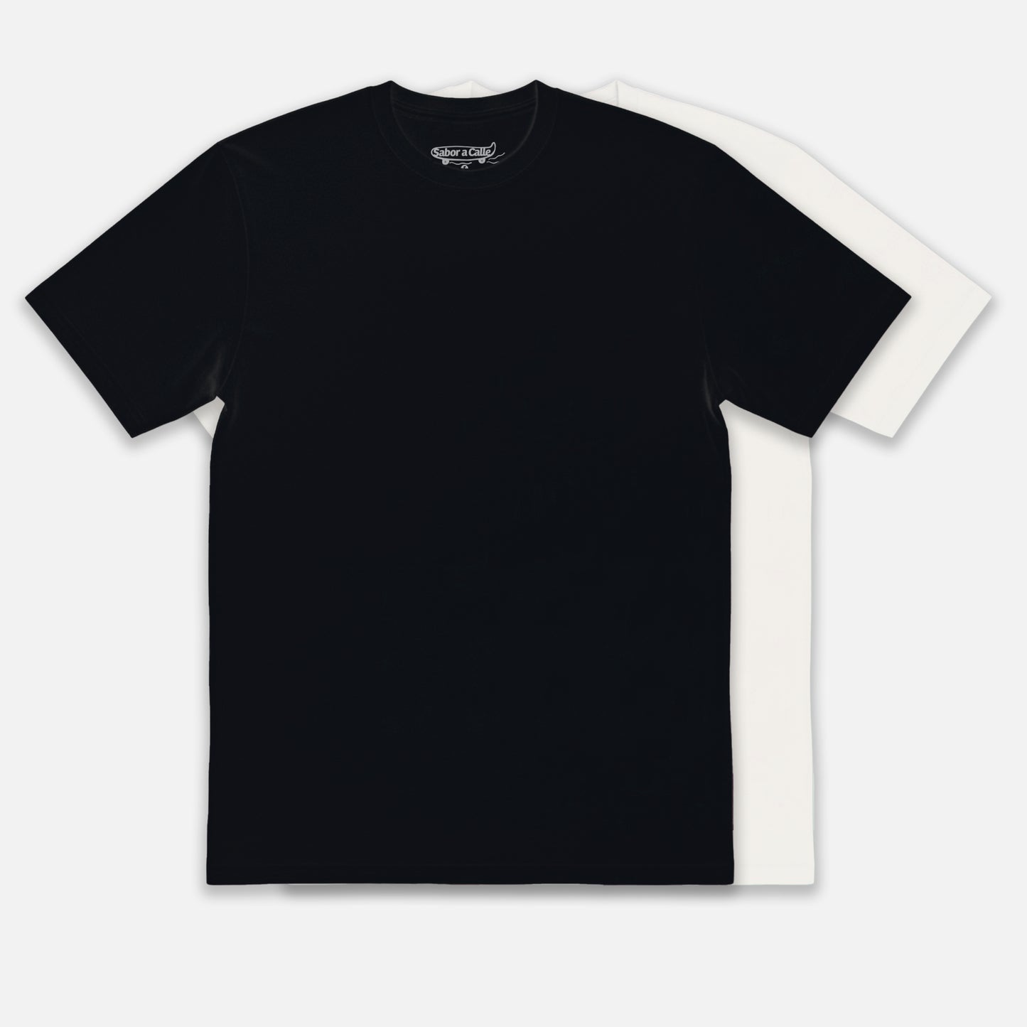 PACK REMERAS LISAS NEGRA Y OFFWHITE