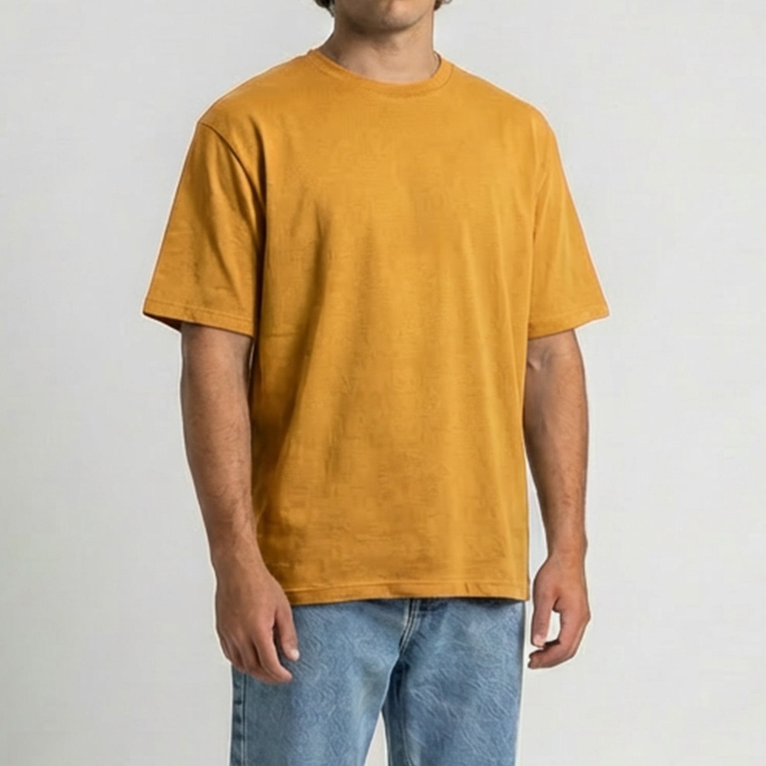 REMERA CLASSIC LISA - MOSTAZA