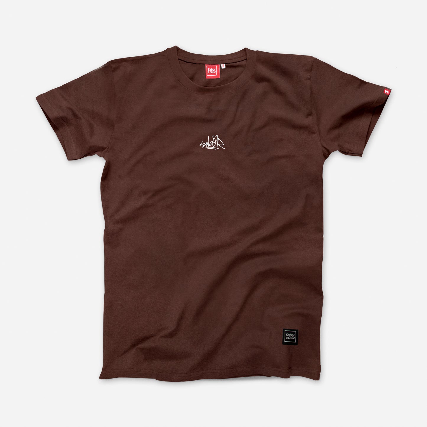 REMERA MINI TAG - CHOCOLATE