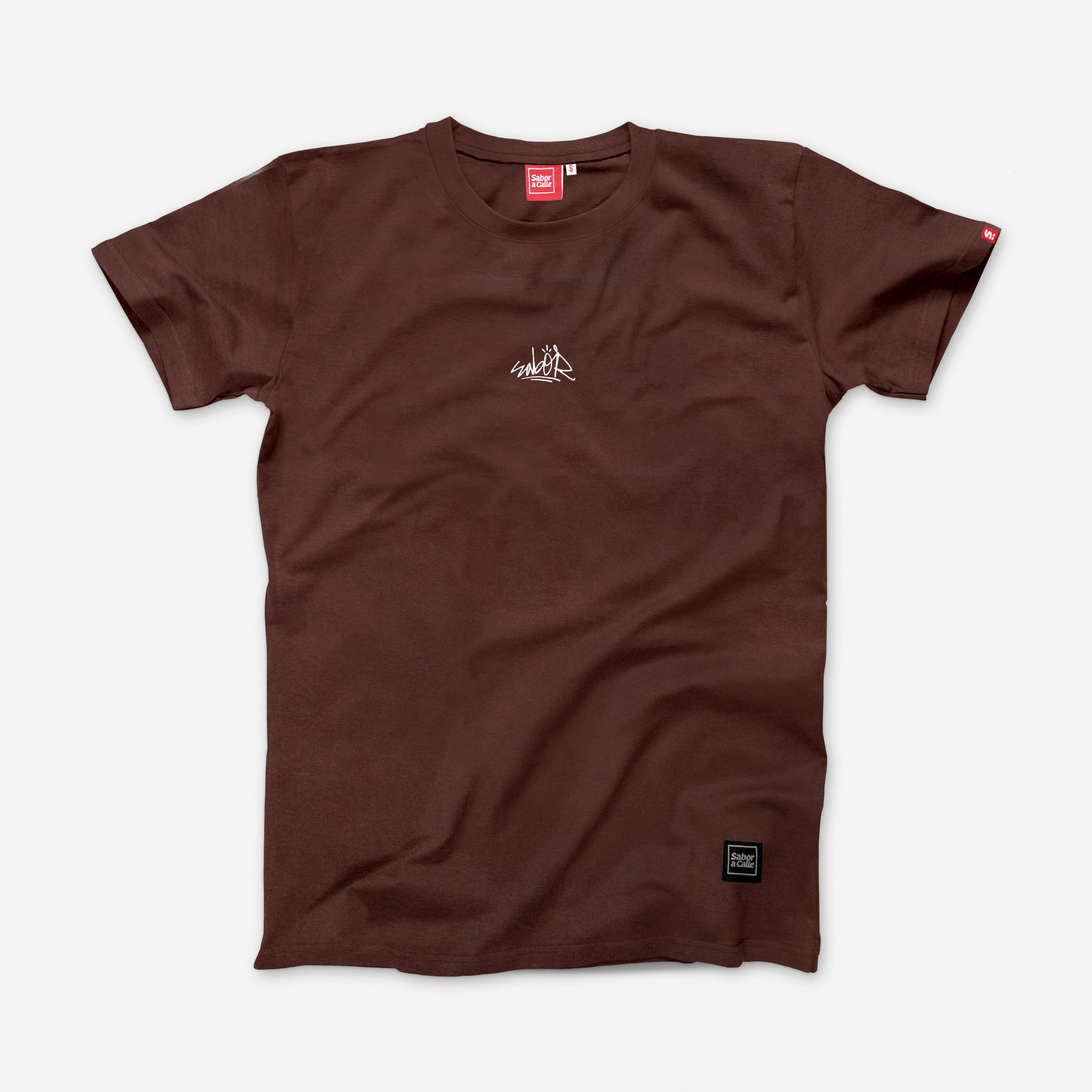 REMERA MINI TAG - CHOCOLATE