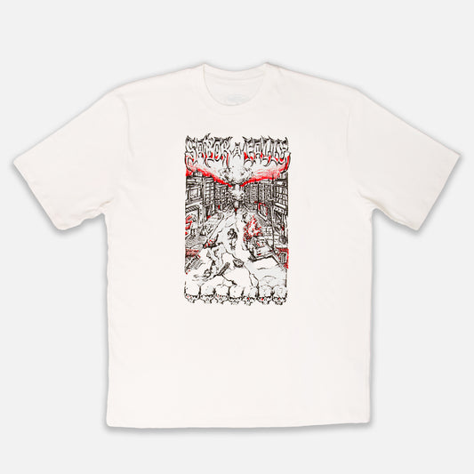 REMERA OVERSIZE HARDCORE -  OFFWHITE