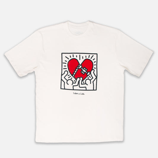 REMERA OVERSIZE SK8LOVE -  OFFWHITE