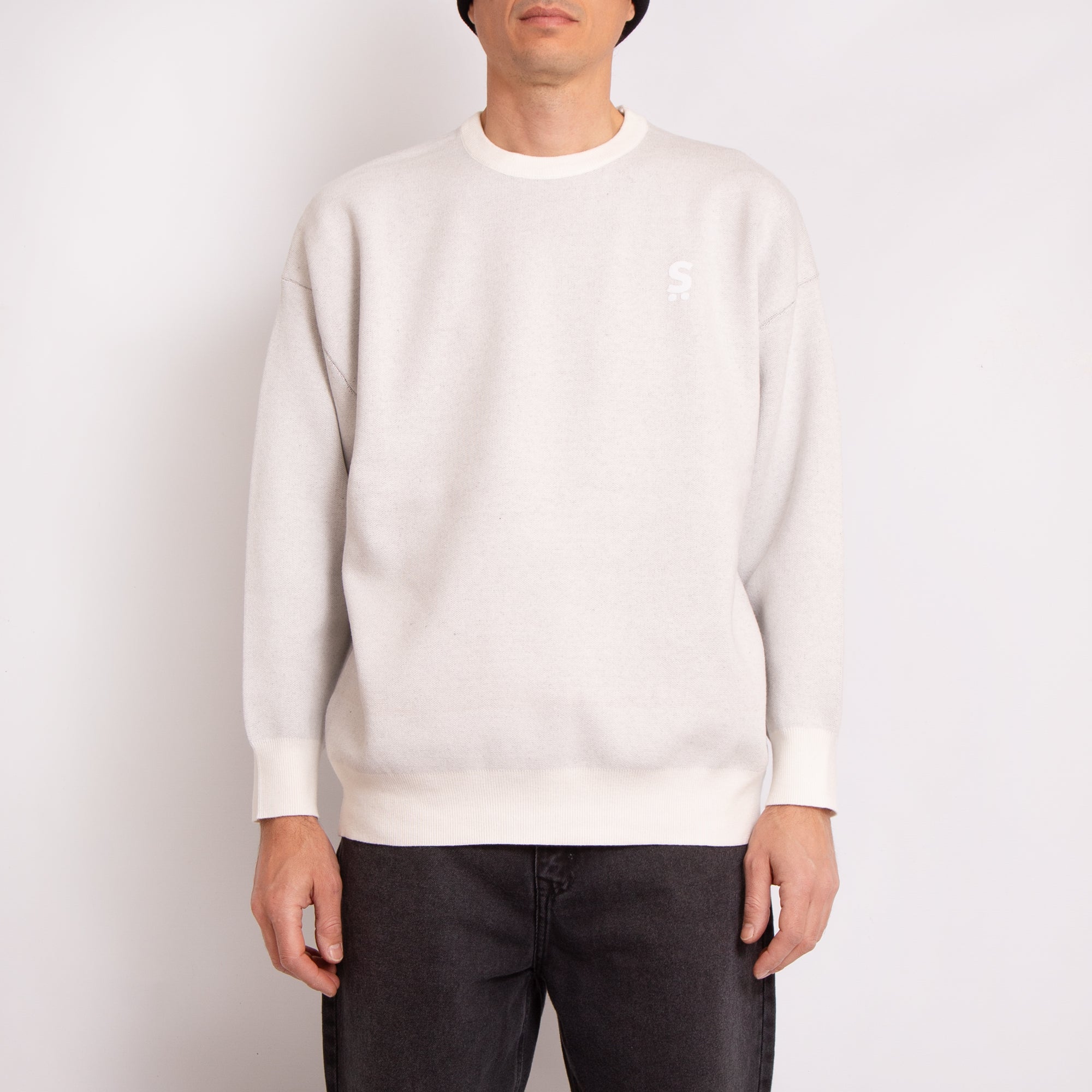 SWEATER BOXY MINI LOGO TIZA