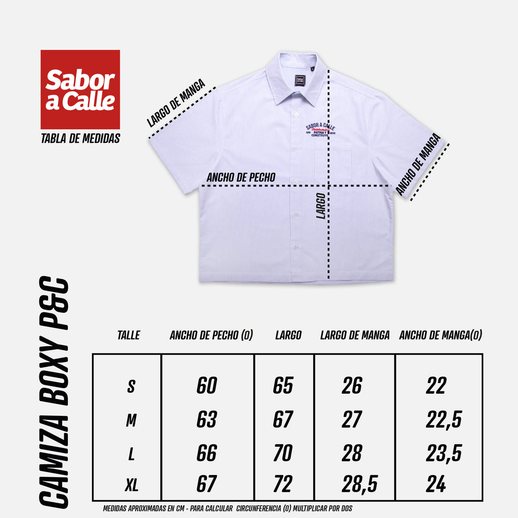 CAMISA BOXY PATINA Y CONSTRUYE - RAYAS