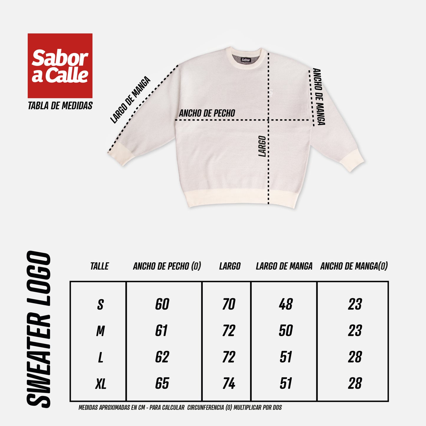 SWEATER MINI LOGO TIZA
